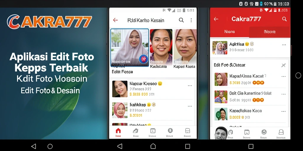Antarmuka CAKRA777 menampilkan alat edit foto yang lengkap dan mudah diakses.