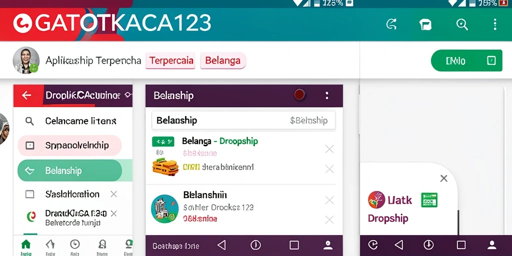 Tampilan antarmuka GATOTKACA123 yang sederhana dan menarik.